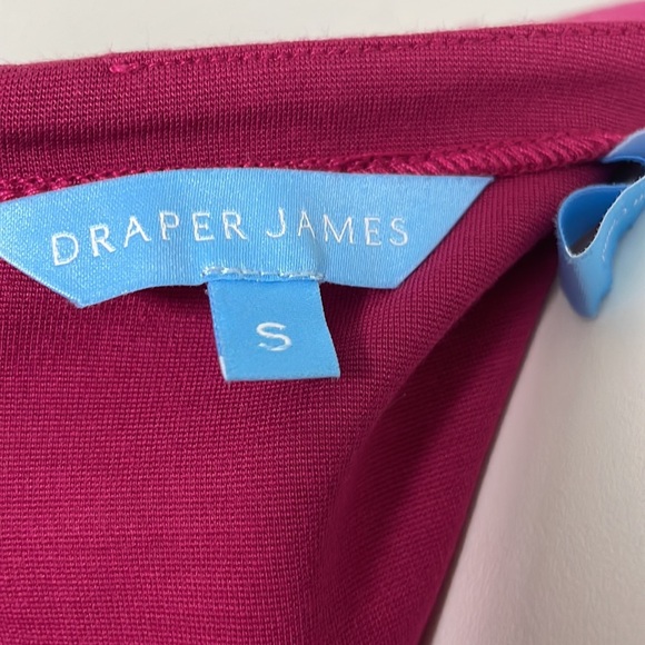 Draper James Ponte A Line Cranberry Dress - Picture 7 of 8